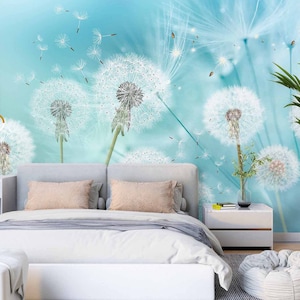 3D Romantische Löwenzahn L2427 Abnehmbare Tapete Selbstklebende Tapete Extra große Peel & Stick Wallpaper Wallpaper Wandbild AJ HINTERGRUNDBILDER