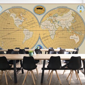 Mapa 3D Linhas Coloridas L962 Papel de Parede Removível Papel de Parede Autoadesivo Extra Grande Peel & Stick Papel de Parede Mural AJ PAPÉIS DE PAREDE