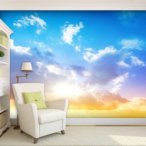 3D Nature Sky R4521 Fondo de pantalla extraíble Fondo de pantalla autoadhesivo Papel tapiz extra grande Peel & Stick Wallpaper Mural AJ WALLPAPERS