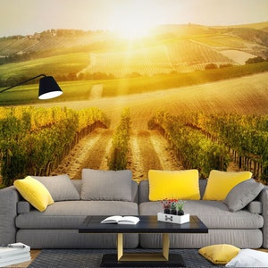 3D warmes Sonnenlicht L1623 abnehmbare Tapete selbstklebende Tapete Extra große Peel & Stick Wallpaper Tapete Wandbild AJ HINTERGRUNDBILDER