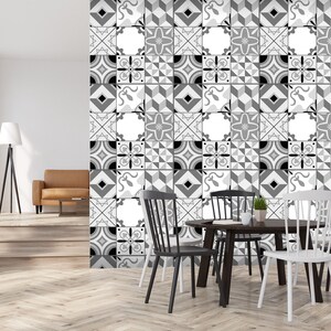 3D Patrones grises cuadrados R6988 Fondo de pantalla extraíble Fondo de pantalla autoadhesivo Papel tapiz extra grande Peel & Stick Wallpaper Mural AJ WALLPAPERS