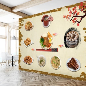 3D Special Food L1060 abnehmbare Tapete selbstklebende Tapete extra groß Peel & Stick Tapete Tapete Wandbild AJ WALLPAPERS