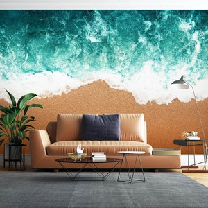 3D Fantasy Meer Strand R6506 abnehmbare Tapete selbstklebend Tapete extra groß Peel & Stick Tapete Tapete Wandbild AJ WALLPAPERS