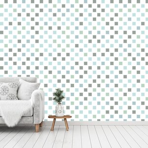 3D Tiny Squares R7023 Fondo de pantalla extraíble Fondo de pantalla autoadhesivo Papel tapiz extra grande Peel & Stick Wallpaper Mural AJ WALLPAPERS
