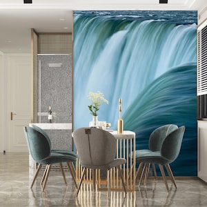 3D Rushing Waterfall L1376 Removable Wallpaper Self Adhesive Wallpaper Extra Large Peel & Stick Wallpaper Wallpaper Mural AJ WALLPAPERS