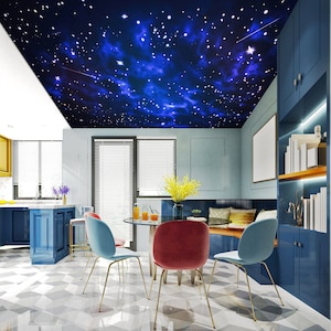 3D Charm Starry Sky CA1099 Plafond Papier Peint Amovible Auto Adhésif Papier Peint Large Peel & Stick Papier Peint Mural AJ WALLPAPERS