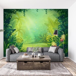 3D Wald Glühwürmchen L2692 Entfernbare Tapete Selbstklebende Tapete Extra Großes Wandbild AJ WALLPAPERS