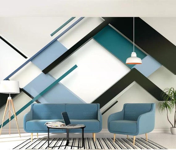 3D Interlace Lattice 07 Wall Murals