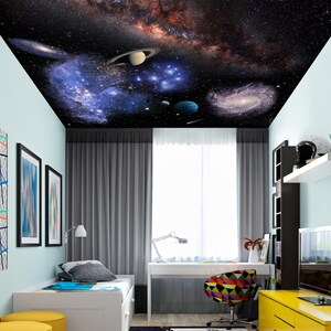 3D Universum Schallplatte CA2846 Deckentapete abnehmbare selbstklebende Tapete große Peel & Stick Tapete Tapete Wandbild