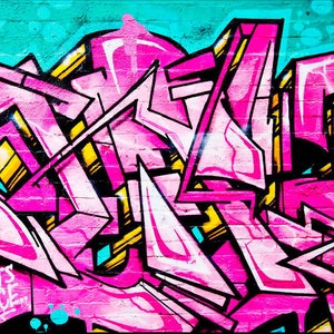 3D Graffiti Alphabet A1045 abnehmbare Tapete selbstklebende Tapete Extra große Peel & Stick Wallpaper Wallpaper Wandbild AJ WALLPAPERSS