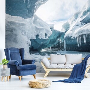 3D Ice And Snow Mountains L769 Papel pintado extraíble Papel tapiz autoadhesivo Papel tapiz Extra grande Peel & Stick Papel tapiz Mural AJ WALLPAPERS