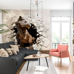 3D Dinosaurio antiguo L2672 Papel pintado removible Papel pintado autoadhesivo Papel pintado extra grande Peel & Stick Papel pintado Mural AJ WALLPAPERS