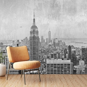 3D Stadt New York L1169 Ablösbare Tapete selbstklebende Tapete Extra große Peel & Stick Wallpaper Wallpaper Wandbild AJ HINTERGRUNDBILDER