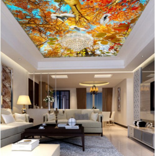 Tree Wall Decal Gold Tree Decal Bedroom Vinyl Decals Etsy