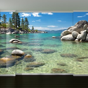 3D Quiet Clear Sea R4594 abnehmbare Tapete selbstklebend Tapete extra groß Peel & Stick Tapete Tapete Wandbild AJ WALLPAPERS