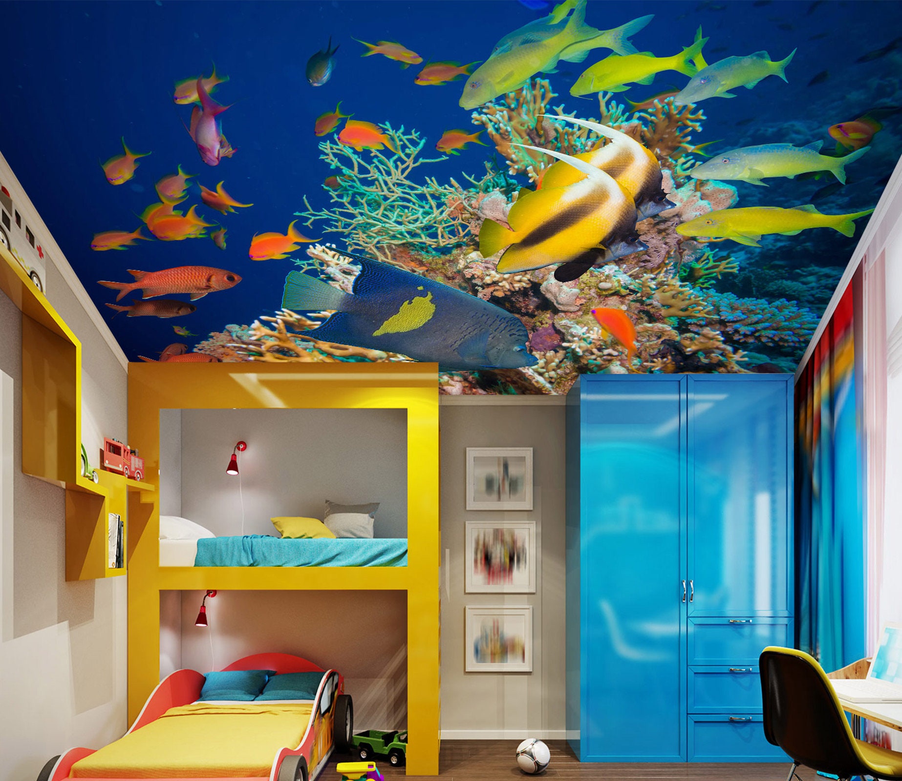 Papel pintado autoadhesivo para pared con diseño de piscina de agua y fondo  para papel pintado autoadhesivo de gran tamaño de la pared extraíble de