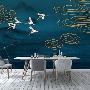3D Fly Bird A1731 abnehmbare Tapete selbst klebende Tapete Extra große Peel & Stick Wallpaper Wallpaper Wandbild AJ WALLPAPERS