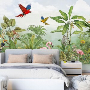 3D Naturaleza Animales L2474 Papel pintado removible Papel pintado autoadhesivo Papel pintado extra grande Peel & Stick Papel pintado Mural AJ WALLPAPERS