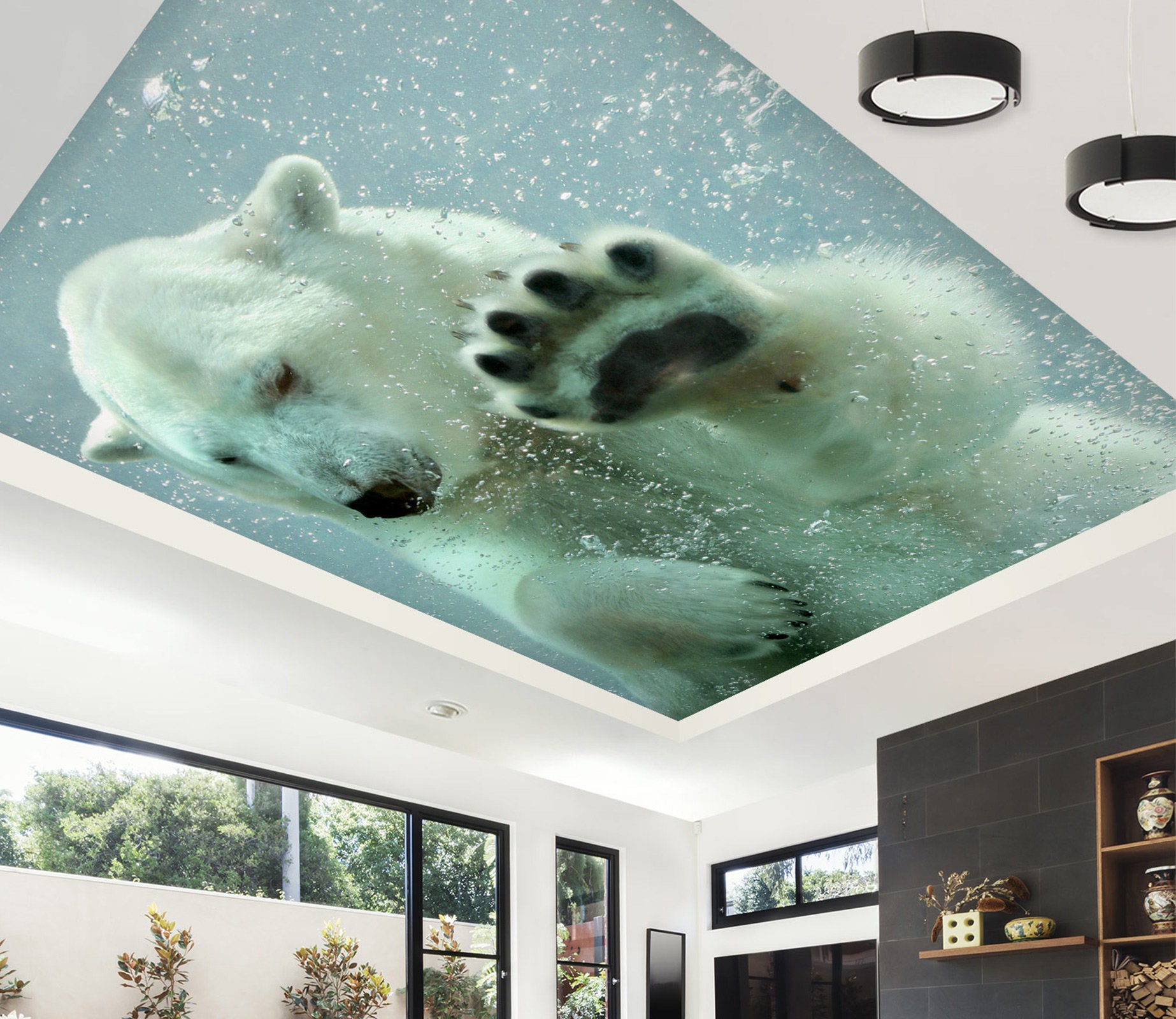 Polar Bear Wallpaper - Etsy Polar Bear Wallpaper - Etsy