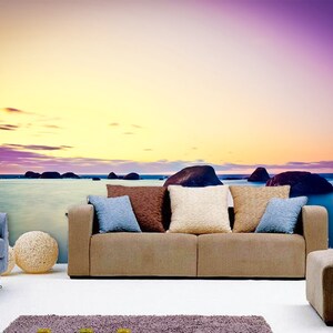 3D Charming Blue Sea R11473 abnehmbare Tapete selbstklebend Tapete extra groß Peel & Stick Tapete Tapete Wandbild AJ WALLPAPERS