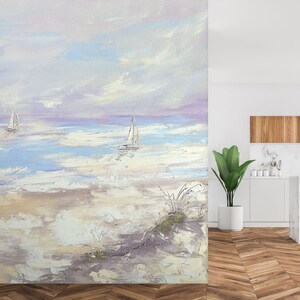 3D Sanfte Meer Malerei A8049 abnehmbare Tapete selbstklebend Tapete große Schale & Stick Tapete Tapete Wandbild Skromova Marina