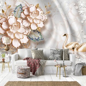 3D Magnifique Intemporel R1364 Papier peint amovible Papier peint auto-adhésif Extra Large Peel & Stick Papier peint Papier peint Mural AJ WALLPAPERS