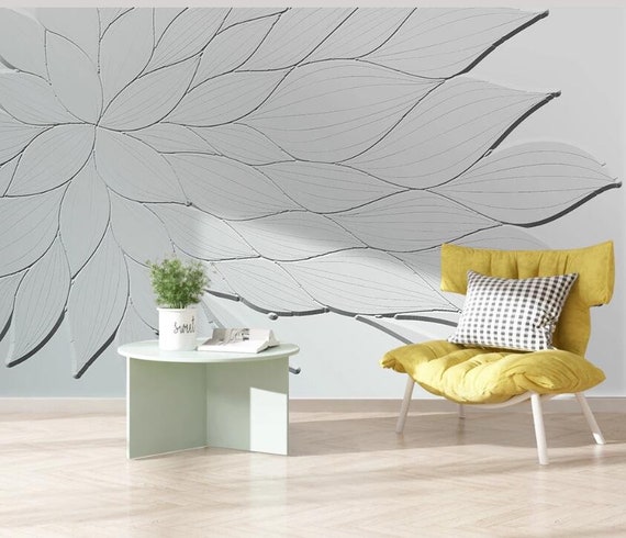 Details about / 3D Art Leaves M373 Wallpaper Wall art Self Adhesive Removable Sticker Amy show original title