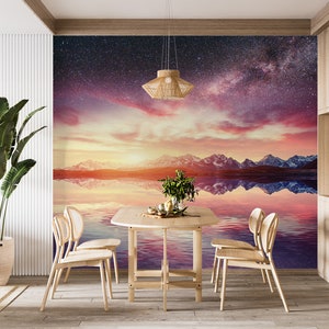 3D Sternenhimmel L1329 Ablösbare Tapete selbstklebende Tapete Extra große Peel & Stick Wallpaper Wallpaper Wandbild AJ HINTERGRUNDBILDER