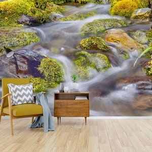 3D Agua Y Naturaleza L1229 Papel Pintado Extraíble Papel Pintado Autoadhesivo Extra Grande Peel & Stick Papel Tapiz Papel Pintado Mural AJ WALLPAPERS
