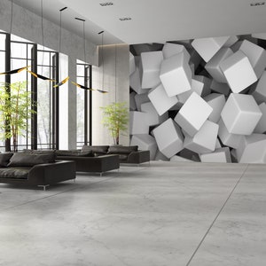 3D Creative Squares L298 Papel pintado extraíble Papel tapiz autoadhesivo Extra grande Peel & Stick Papel tapiz Papel tapiz Mural AJ WALLPAPERS