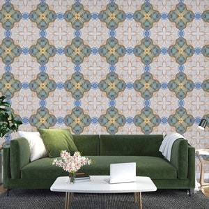 Azulejos retro 3D L1056 Papel tapiz removible Papel tapiz autoadhesivo Papel tapiz extra grande Peel & Stick Papel tapiz Mural AJ WALLPAPERS