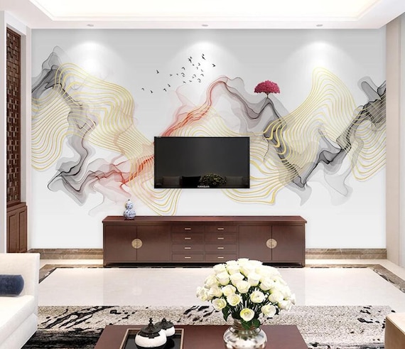 3D Abstract Painting M122 Removable Wallpaper Self Adhesive Wallpaper Extra Large Peel /& Stick Wallpaper Wallpaper Mural AJ WALLPAPERS