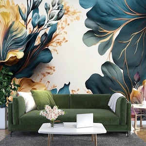 3d fantasia flores l2035 papel de parede removível auto adesivo extra grande casca & vara papel de parede mural aj papéis de parede