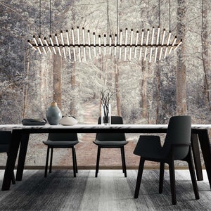 3D Kalte Winter Wald A8027 abnehmbare Tapete selbstklebend Tapete große Schale & Stick Tapete Tapete Wandbild Assaf Frank