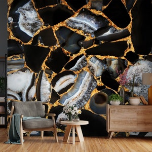 3D Coole Marmor Design L1348 Abnehmbare Tapete selbstklebende Tapete Extra große Peel & Stick Wallpaper Tapete Wandbild AJ HINTERGRUNDBILDER