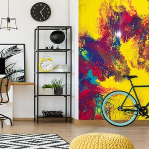3D Bold Color Design A3555 Papier peint amovible Papier peint auto-adhésif Grand Peel & Stick Papier peint Papier peint Mural Valerie Latrice
