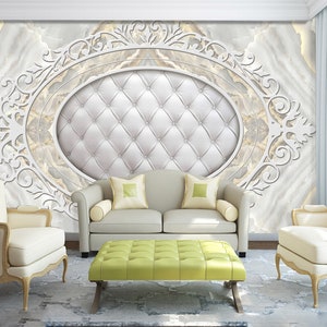 3D Simple White Art L1630 Removable Wallpaper Self Adhesive Wallpaper Extra Large Peel & Stick Wallpaper Wallpaper Mural AJ WALLPAPERS