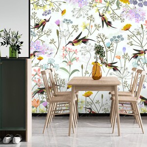 3D Tier Frühling Vogel L1233 Abnehmbare Tapete selbstklebende Tapete Extra große Peel & Stick Wallpaper Wallpaper Wandbild AJ HINTERGRUNDBILDER