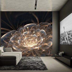 3D Fantasy Flower Wish R1135 Papel pintado extraíble Papel tapiz autoadhesivo Extra grande Peel & Stick Papel tapiz Papel tapiz Mural AJ WALLPAPERS