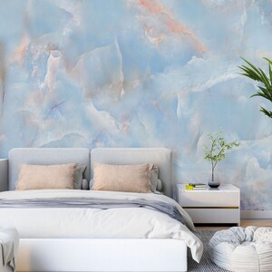3D lindo mármore azul L1871 papel de parede removível papel de parede autoadesivo extra grande peel & stick papel de parede mural AJ WALLPAPERS