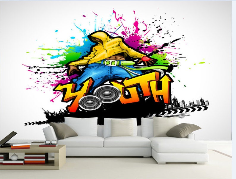 3D Man Graffiti C65 Removable Wallpaper Self Adhesive Wallpaper 3D Man Graffiti C65 Removable Wallpaper Self Adhesive Wallpaper