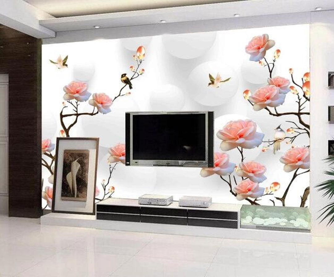 Zeeko Floral Peel and Stick Wallpaper Removable Mural