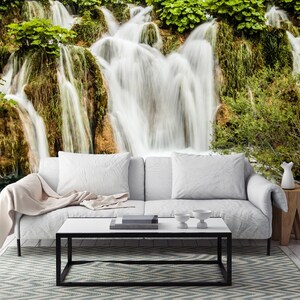 3D Sommer Wasserfall R4686 abnehmbare Tapete selbstklebend Tapete extra groß Peel & Stick Tapete Tapete Wandbild AJ WALLPAPERS