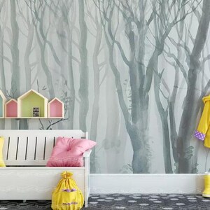 3D Wald F93 abnehmbare Tapete selbstklebende Tapete Extra große Peel & Stick Wallpaper Wallpaper Wandbild AJ WALLPAPERS
