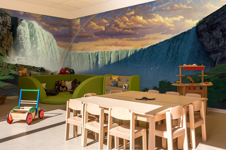 3D Niagara Falls C265 Removable Wallpaper Self Adhesive Wallpaper Extra Large Peel /& Stick Wallpaper Wallpaper Mural AJ WALLPAPERS Vincent