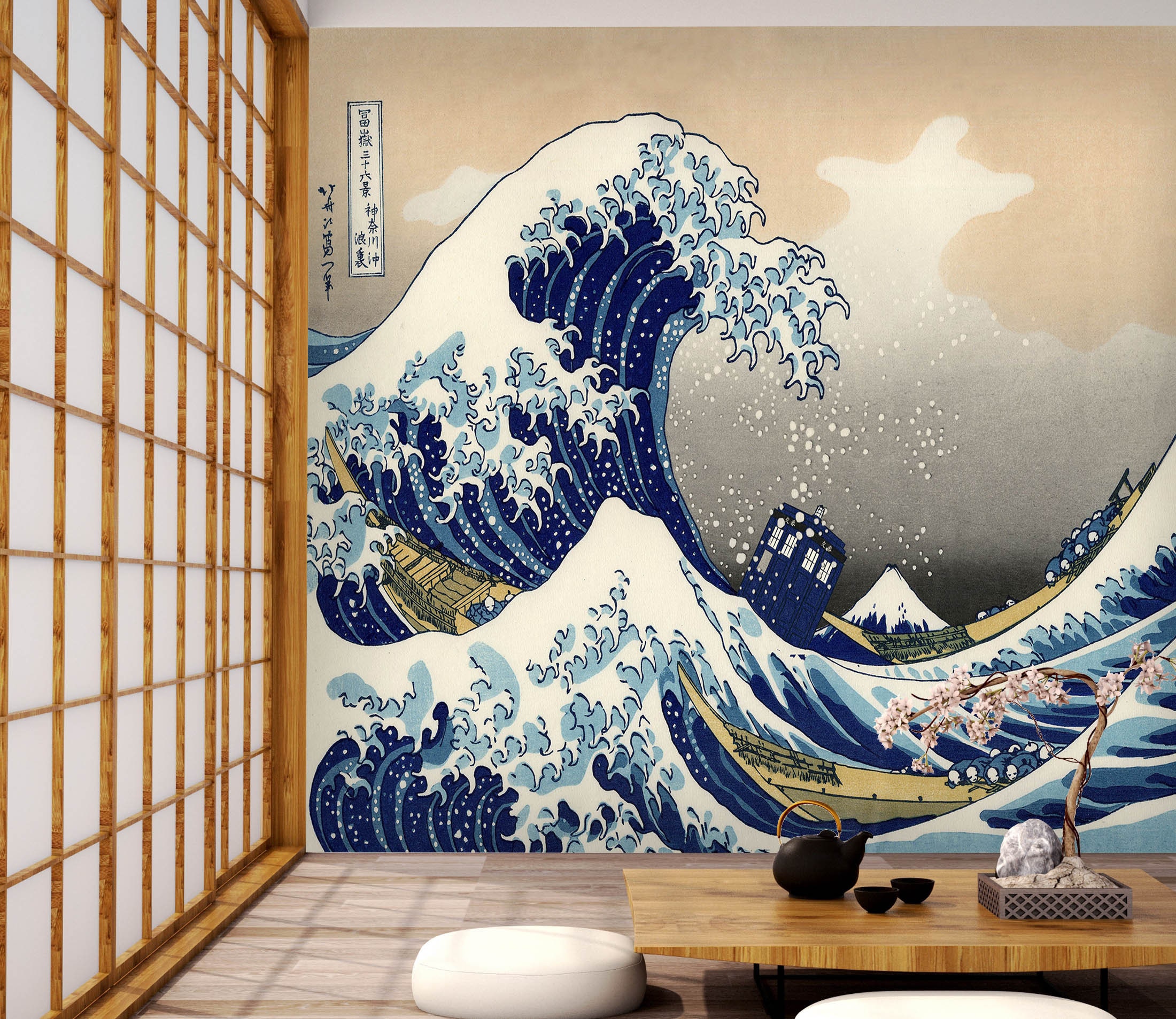 3d Famous Japanese Pattern 97 Removable Wallpaper Self Etsy Australia