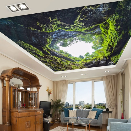 3D Sky Dream CA162 Ceiling Wallpaper Removable Self Adhesive Etsy
