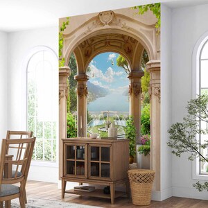 3D Elegante Fonte L3033 Papel de Parede Removível Papel de Parede Autoadesivo Extra Grande Peel & Stick Papel de Parede Mural AJ PAPÉIS DE PAREDE