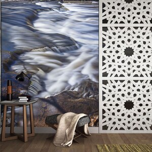 3D Art Water Context L1274 Papel pintado extraíble Papel pintado autoadhesivo Extra grande Peel & Stick Papel tapiz Papel tapiz Mural AJ FONDOS DE PANTALLA