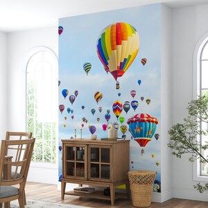 3D Heißluftballon L1411 abnehmbare Tapete selbstklebende Tapete Extra große Peel & Stick Wallpaper Wallpaper Wandbild AJ HINTERGRUNDBILDER